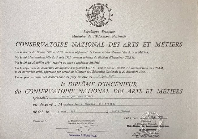 A propos du mémoire de fin d’étude au CNAM