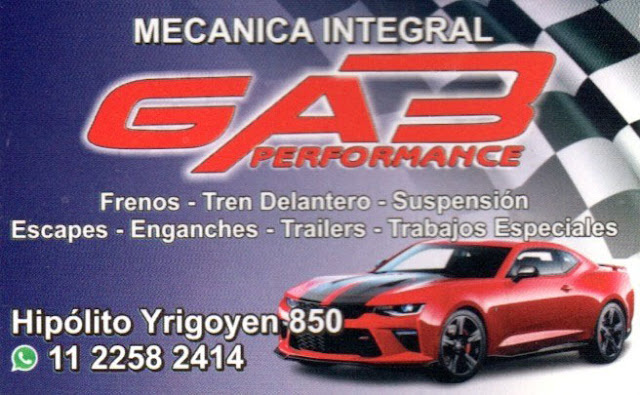 Para tu auto... en José C. Paz... siempre GAB Performance. Aviso%2BGAB
