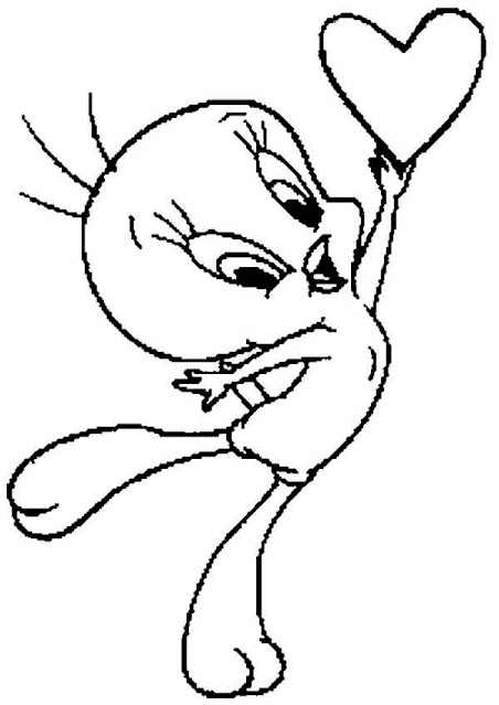 Best Tweety Flying Birds Cartoon Coloring Pages - Get Free Coloring Pages