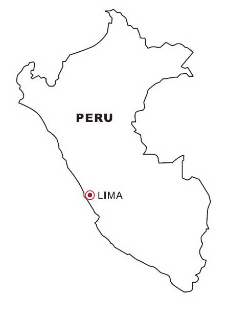 Mapa De Perú Para Colorear Colorea Tus Dibujos