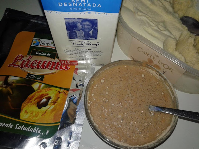 batido de  lucuma