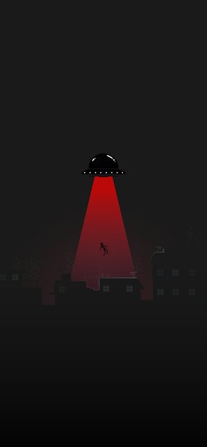 ufo abduction background wallpaper iphone 4k