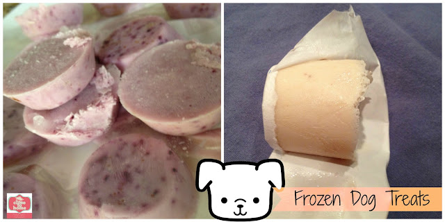 Homemade frozen dog treats are simple to make and dogs love these homemade treats. 