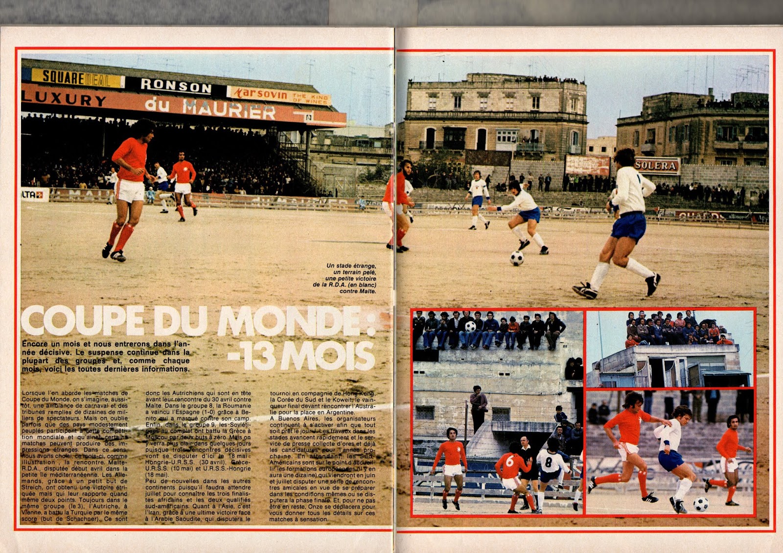 Soccer Nostalgia International Season 1976/ 77, Part 10 (April 1977)