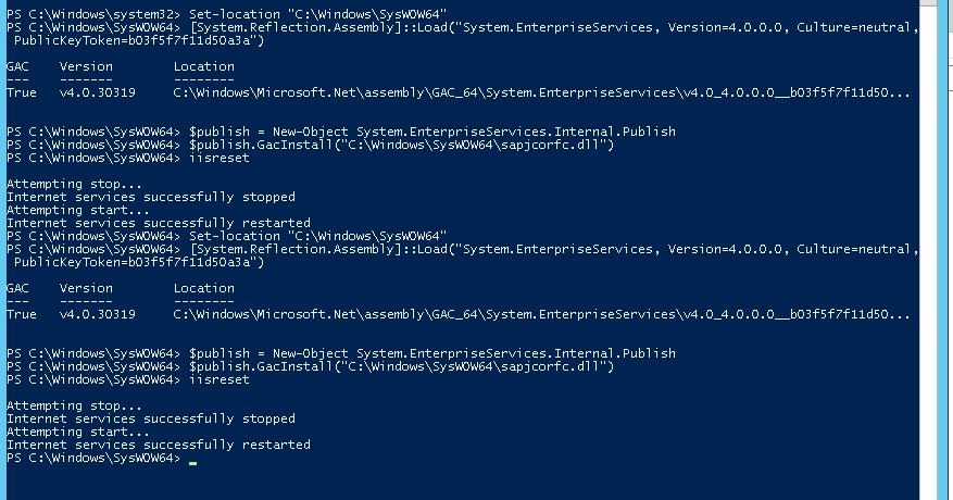 How to install a DLL to the GAC on Windows Server 2012 using only ...