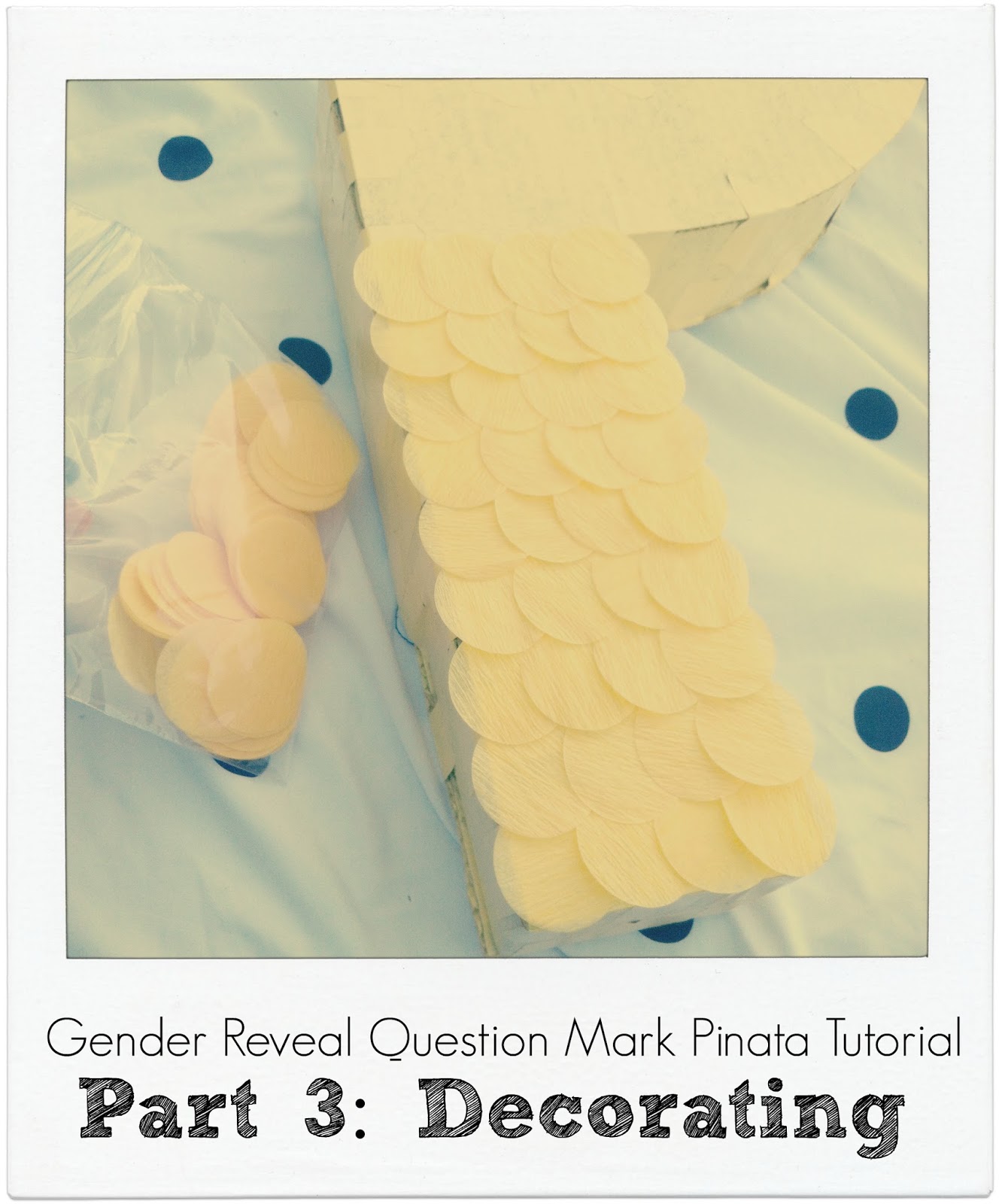 Precocious Paper Gender Reveal Question Mark Pinata