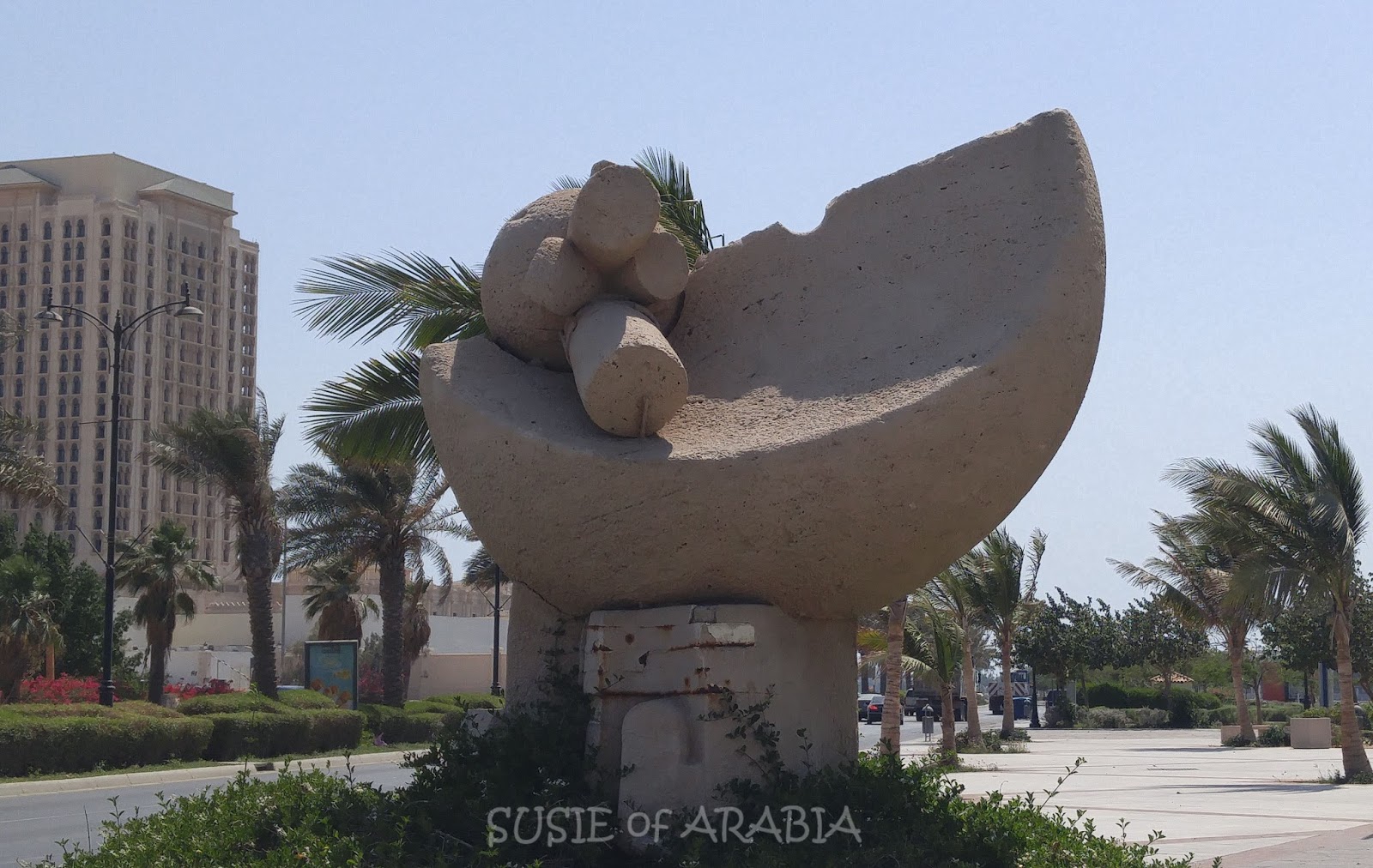 Jeddah Daily Photo Jeddah Half Moon Sculpture