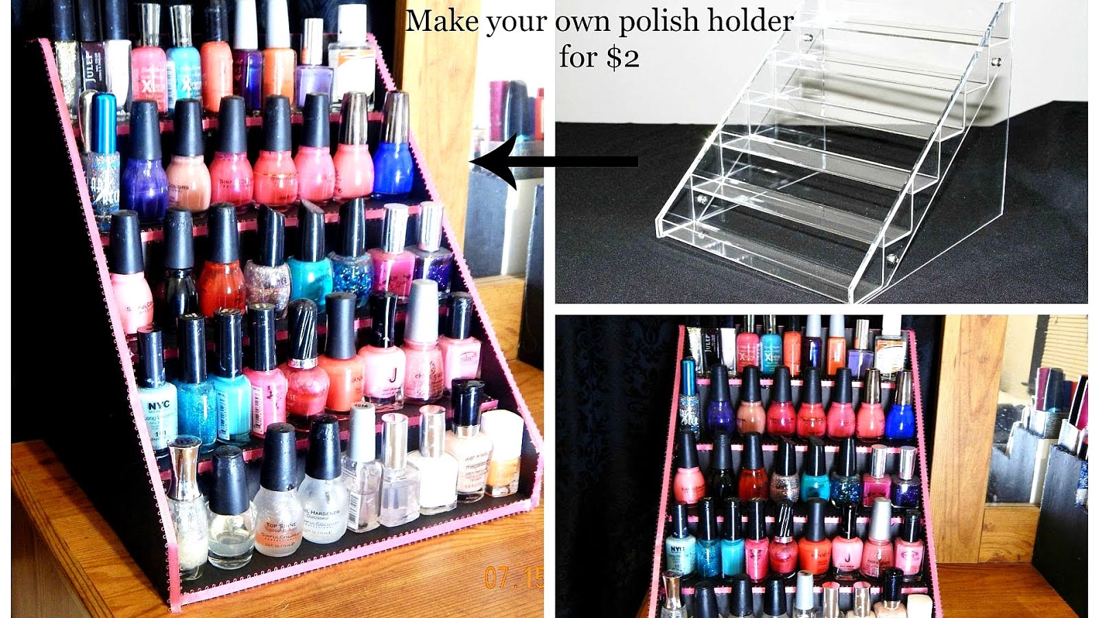 3. DIY nail polish shelf - wide 6
