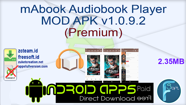 mAbook Audiobook Player MOD APK v1.0.9.2 (Premium)