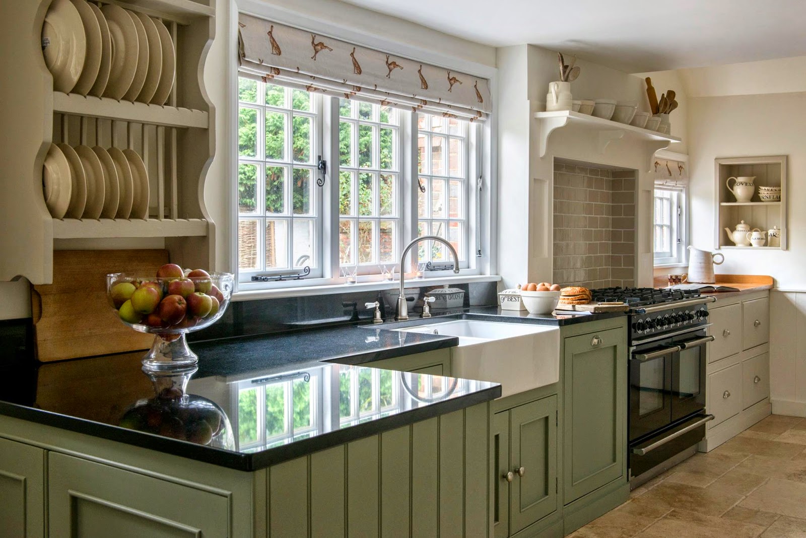 Modern Country Style: Modern Country Kitchen and Colour Scheme