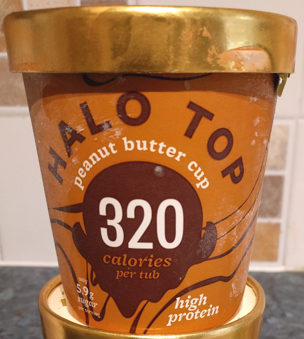 Halo Top Peanut Butter Cup Ice Cream 473Ml - Tesco Groceries