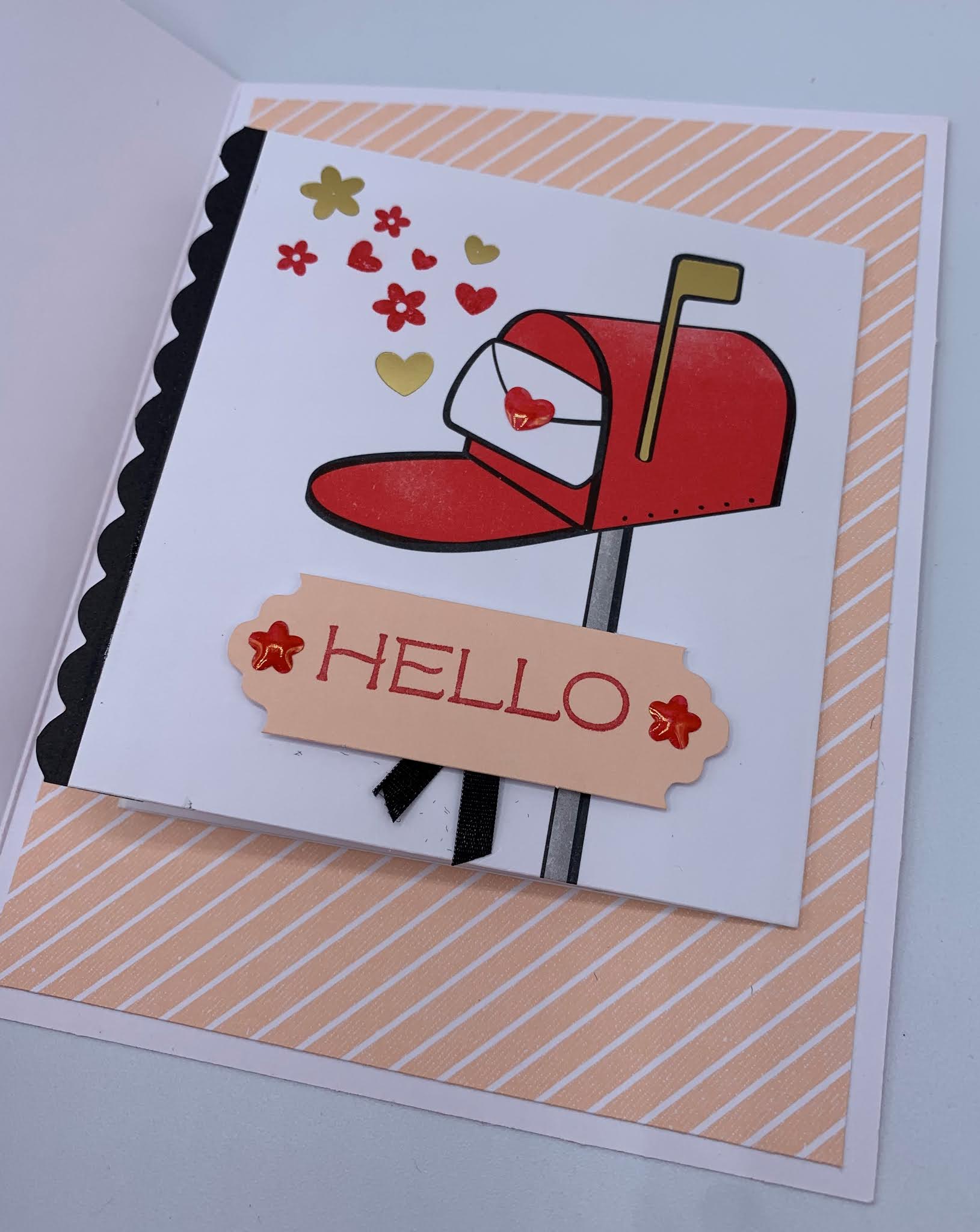 Kards by Kadie Hello Mailbox Flap Open Card