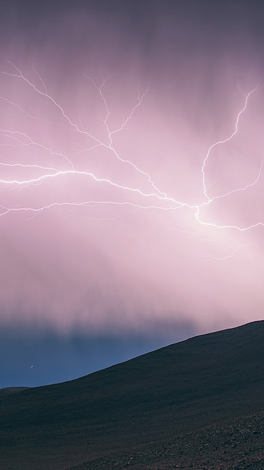 Lightning Storm Over Mountain  Galaxy Note HD Wallpaper