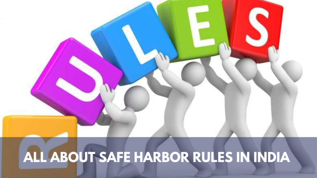 Safe Harbour Rules for International Transactions