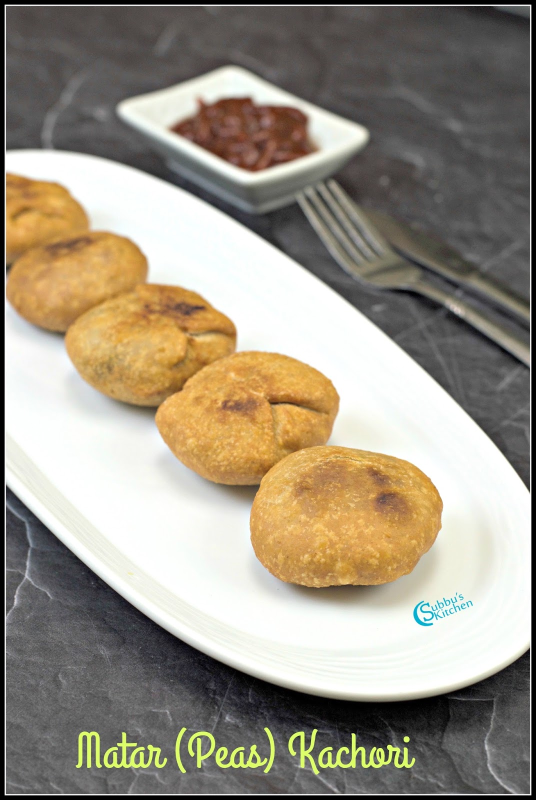 Matar Kachori Recipe Green Peas Kachori Recipe Subbus Kitchen