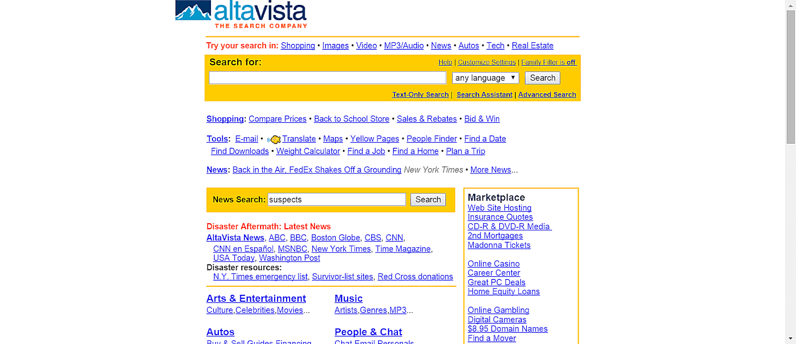 Los primeros motores de búsqueda ¿Dónde están ahora? Cyber Lider