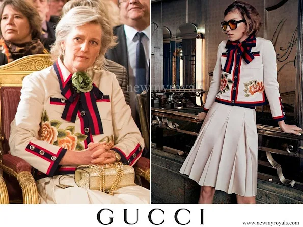 Princess Astrid wears Gucci skirt suit