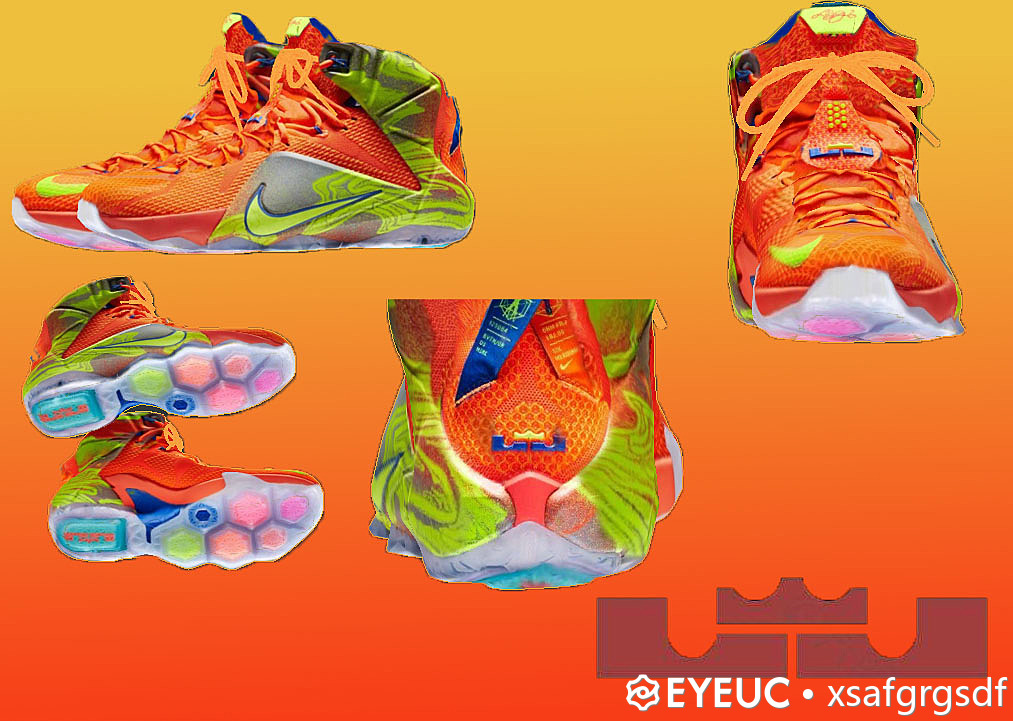 Lebron 12 Six Meridians Shoes by xsafgrgsdf [FOR 2K20]