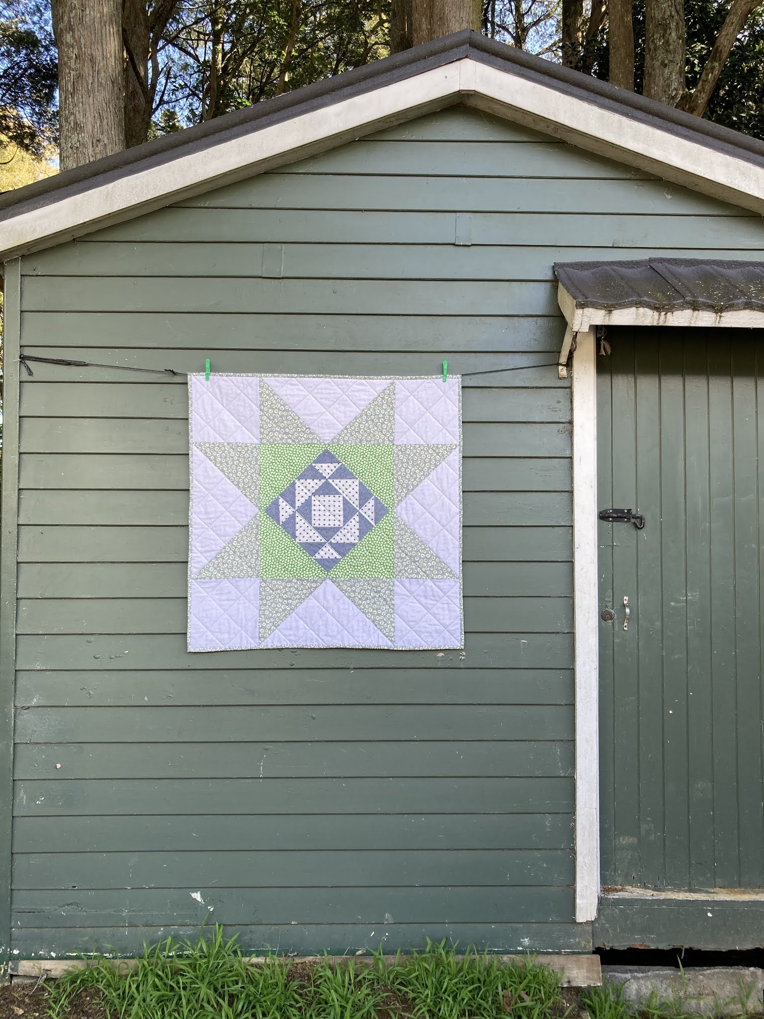 Milly Made It. Green Baby Quilts