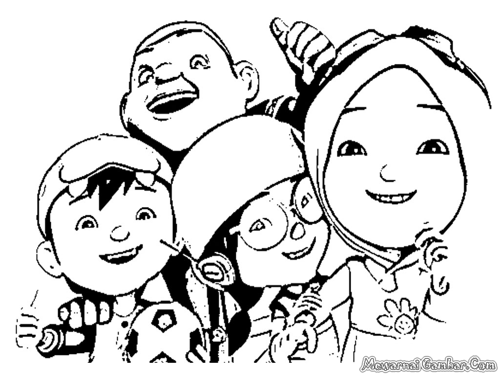 Boboiboy - Free Colouring Pages
