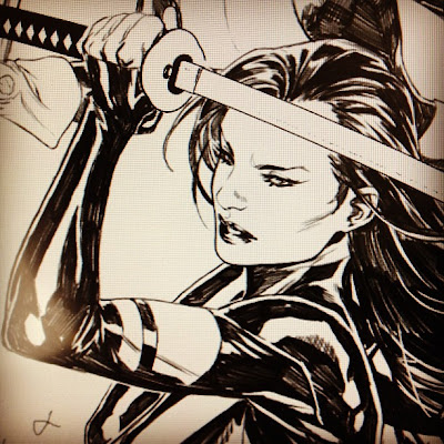 PSYLOCKE | CAPTAIN BRITAIN // like a butterfly: Psylocke by Mark Brooks