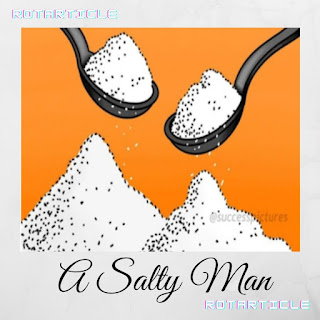 A Salty Man! Sugar and salt look the same | Be careful who you trust.