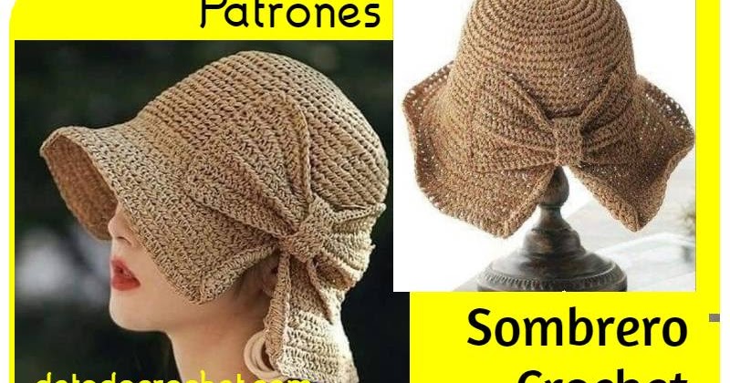 Sombrero Elegante Crochet | Dos Versiones | Patrones