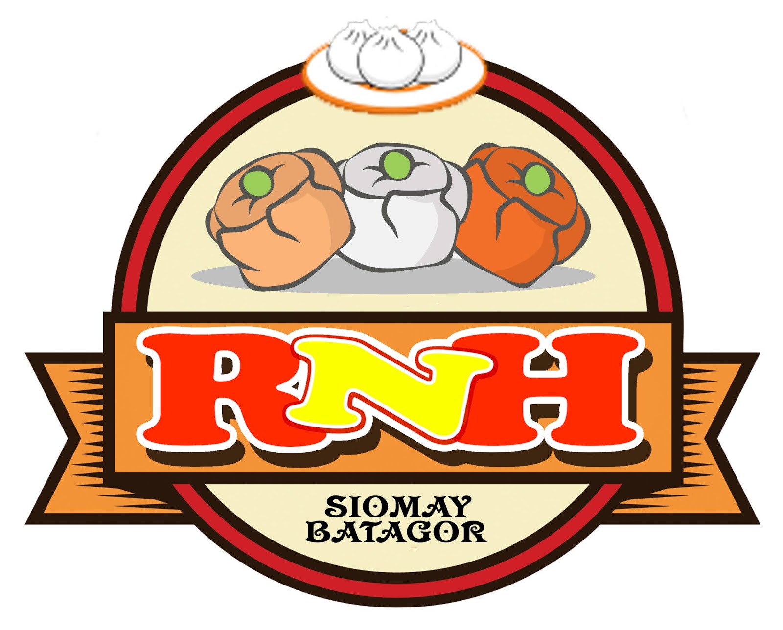 Logo Perusahaan Makanan RnH Batagor dan Siomay - AA MEDIA NETWORK - IT