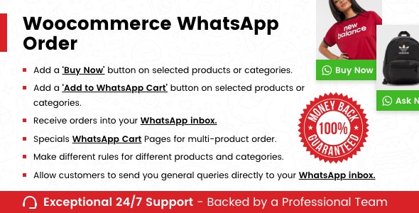 WooCommerce Whatsapp Order v1.0.4 WooCommerce Whatsapp Order v1.0.4