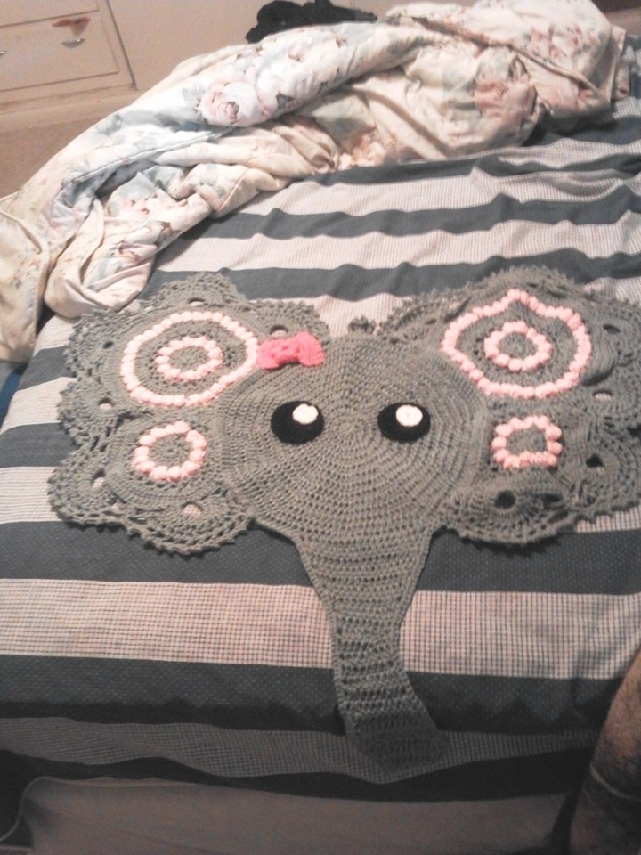 Cindy's Craft Corner Elephant Rug