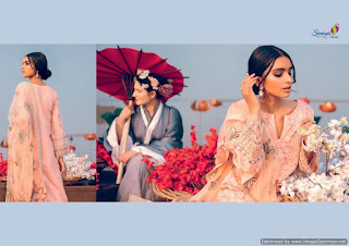 Saniya Trendz Luxury lawn vol 21 Pakistani Suits