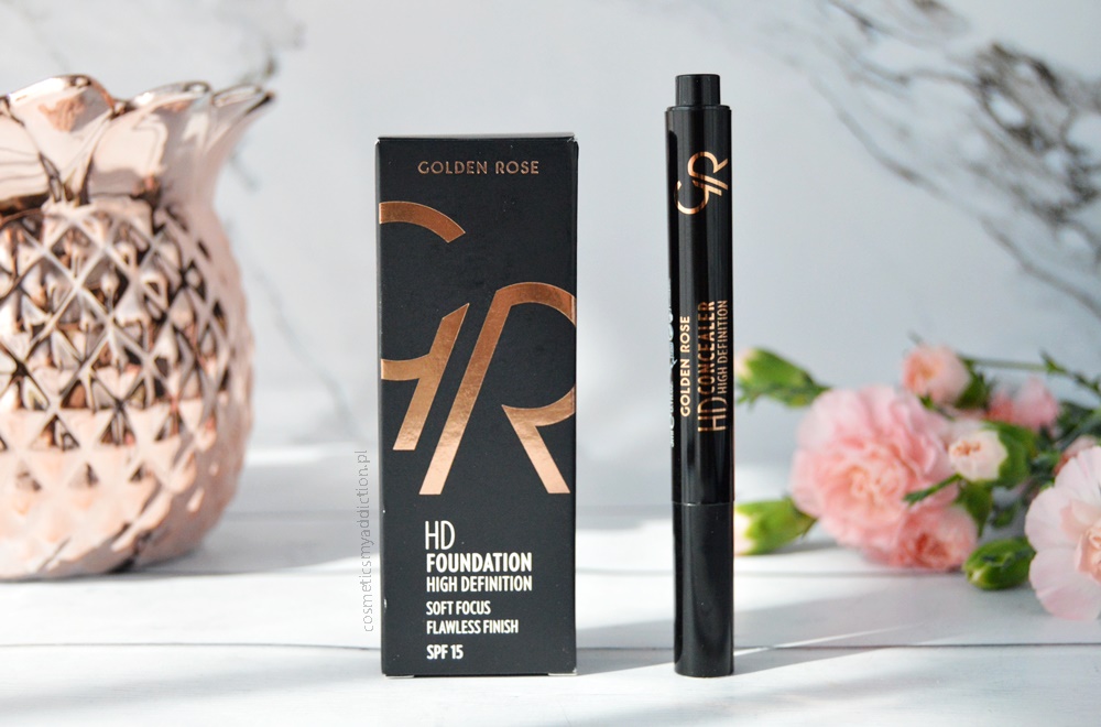 Golden Rose, HD Foundation High Definition oraz HD Concealer, czyli dwa wielkie rozczarowania