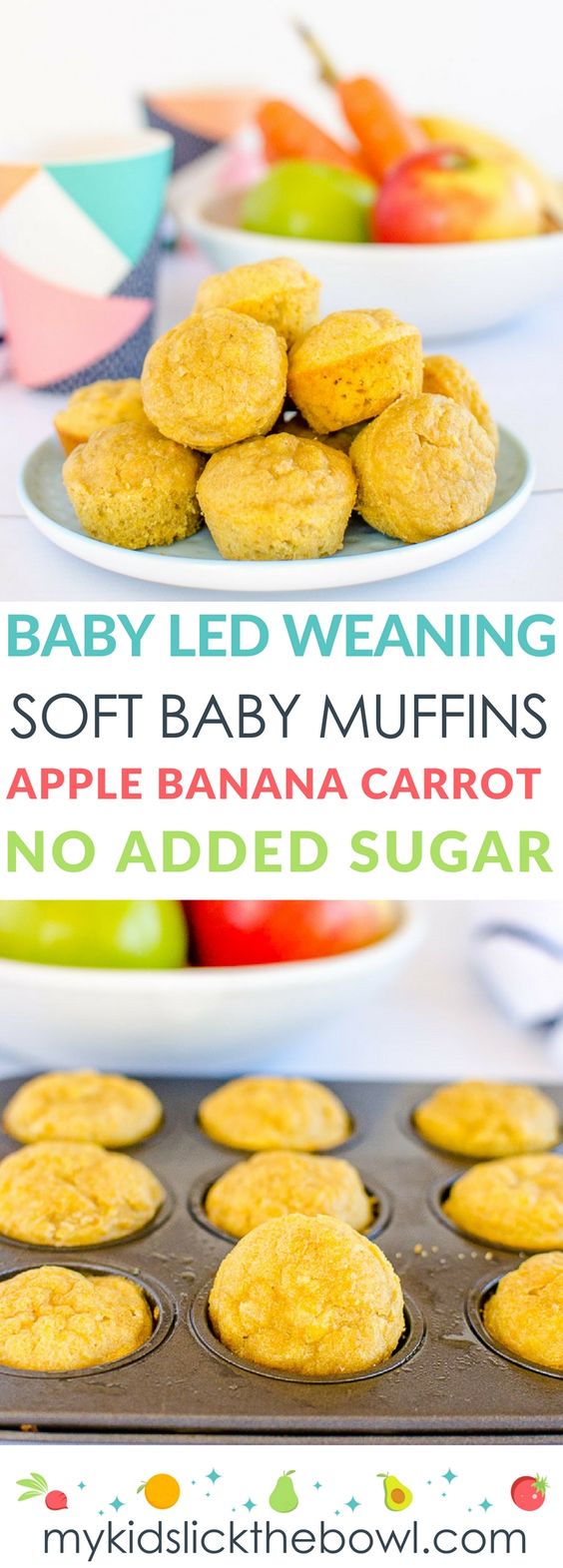 Baby Led Weaning Muffins Apple Banana and Carrot - The Dinner Recipes Ideas