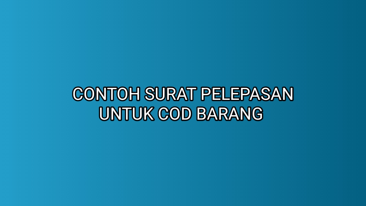 Surat pelepasan rentas daerah