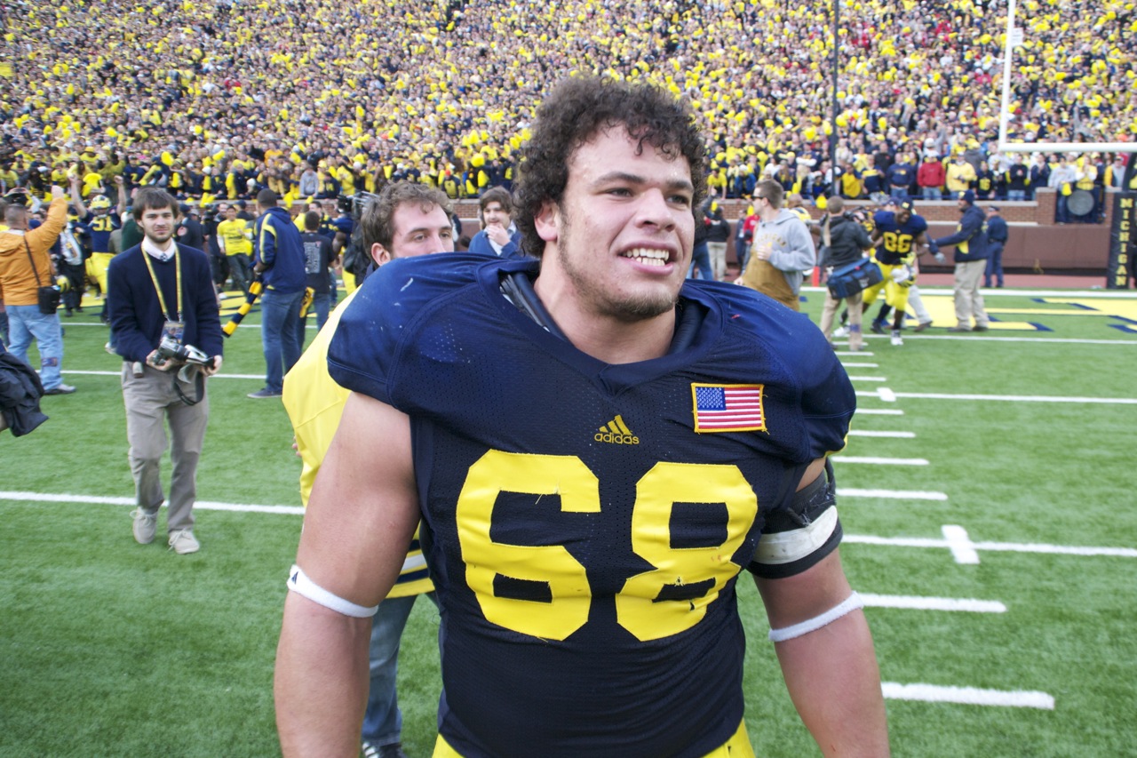 Mike Martin Gets Into It with Ohio's Brewster, David Molk's Sugar Bowl  Injury | Maize and Blue Nation: Michigan Football Blog