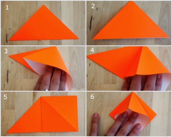 Origami JackOLantern Pumpkin Pink Stripey Socks