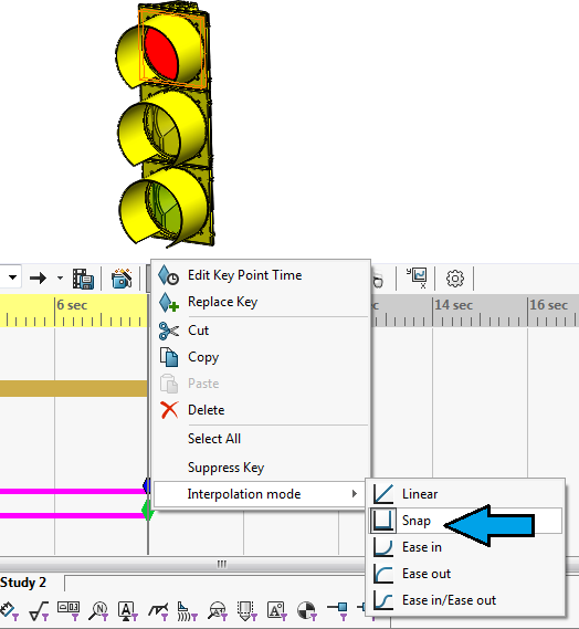 Solidworks Assignment Help SOLIDWORKS motion study traffic lights