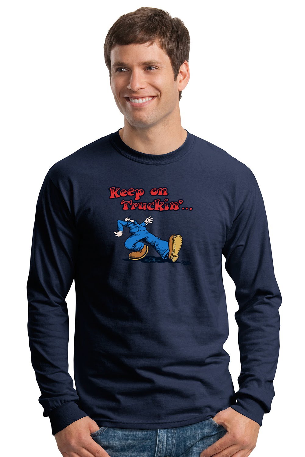 robert crumb keep on truckin t shirt