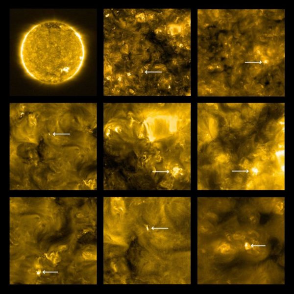 Las primeras imágenes de Solar Orbiter revelan 'fogatas' en el Sol