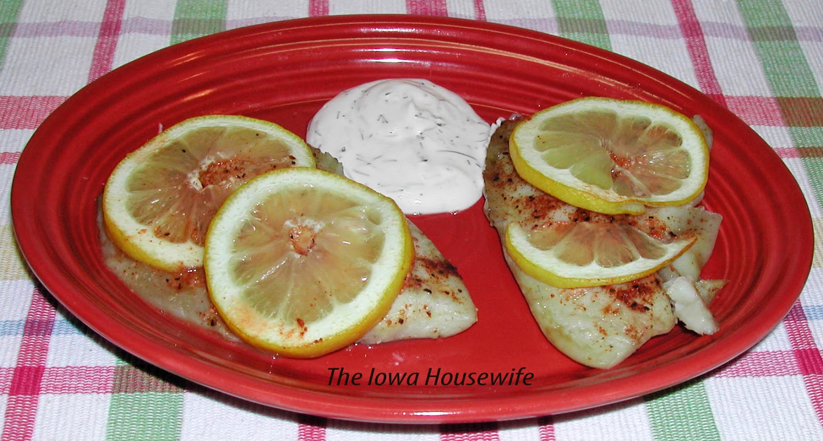 The Iowa Housewife Baked Cajun Tilapia