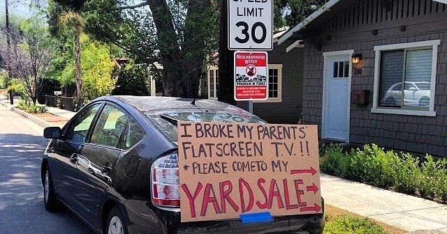 vehicle for sale signs