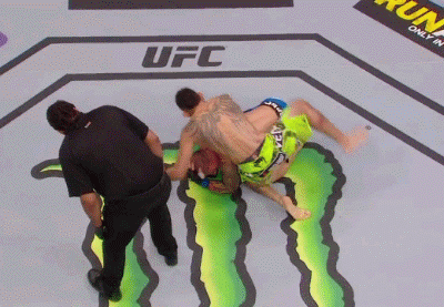 Tony Ferguson Rear Naked Chokes Gleison Tibau UFC 184