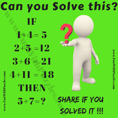 Fun Mathematical Logic Riddle with Answer-Brain Teasers Puzzles Riddles