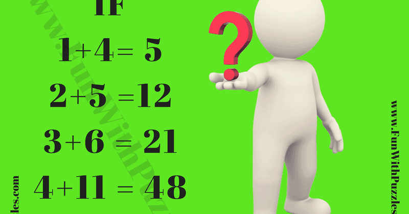Fun Mathematical Logic Riddle with Answer-Brain Teasers Puzzles Riddles