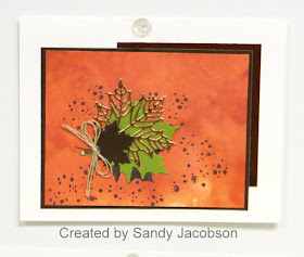 Guest Artist: Sandy Jacobson + 5 Glossy Cardstock Techniques
