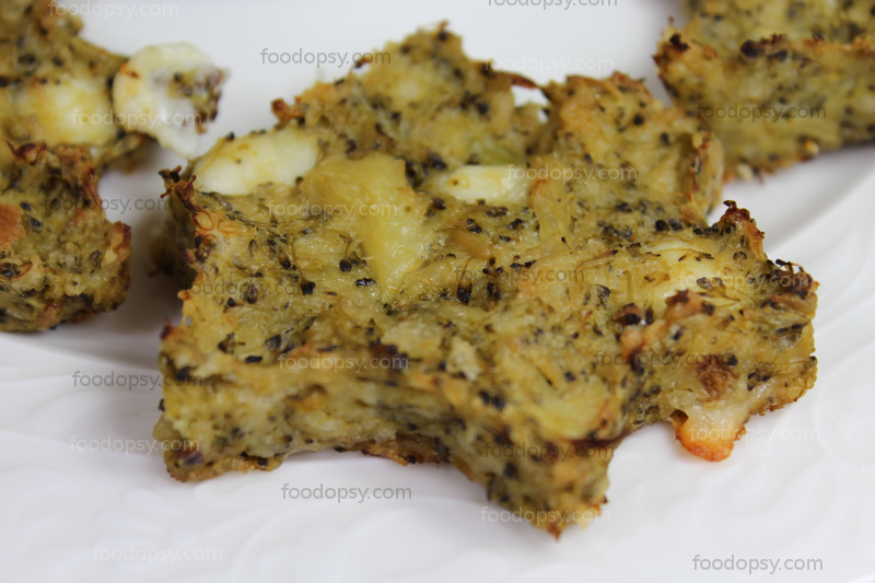Cheesy Broccoli Patties / Fritters