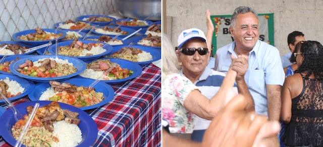 Senador Canedo: Almoço reúne idosos do SCFV