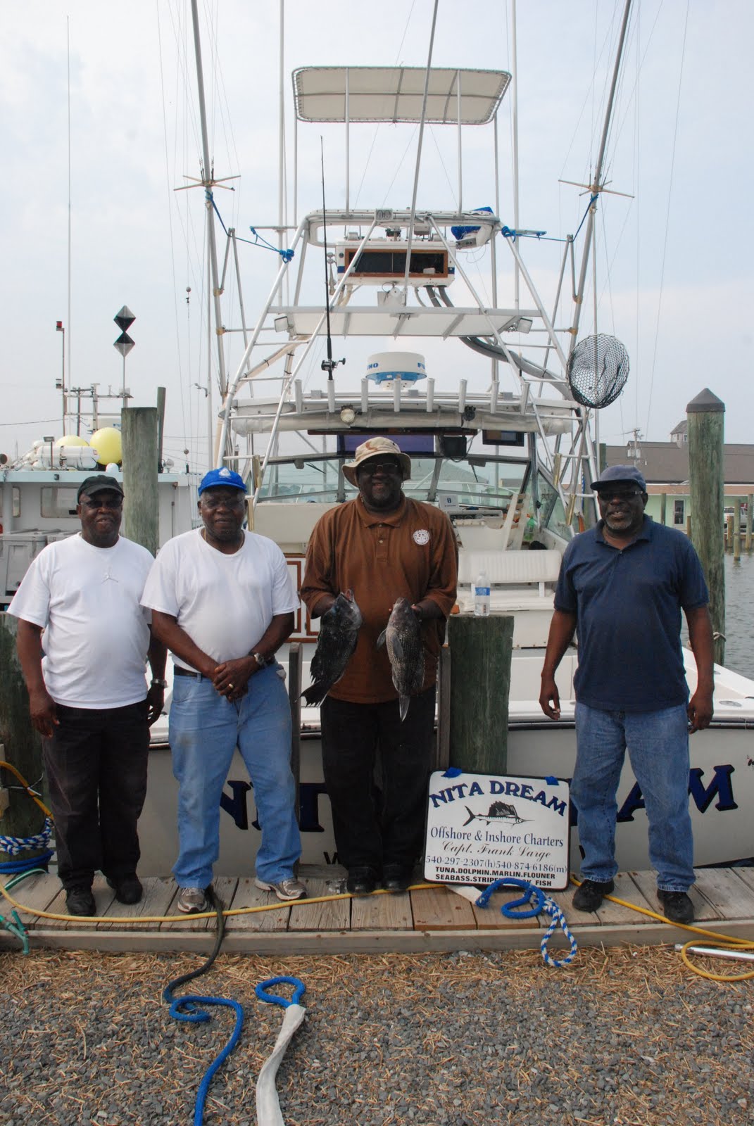 FishWach Wachapreague Fishing Report Nita Dream Sea Bass Fishing