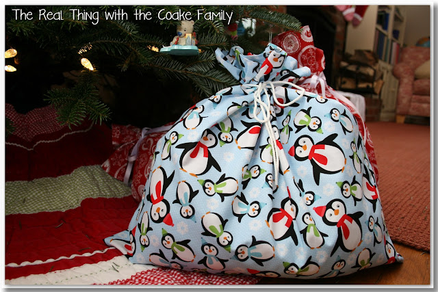 Gift Wrapping Ideas ~ Fabric Gift Bags