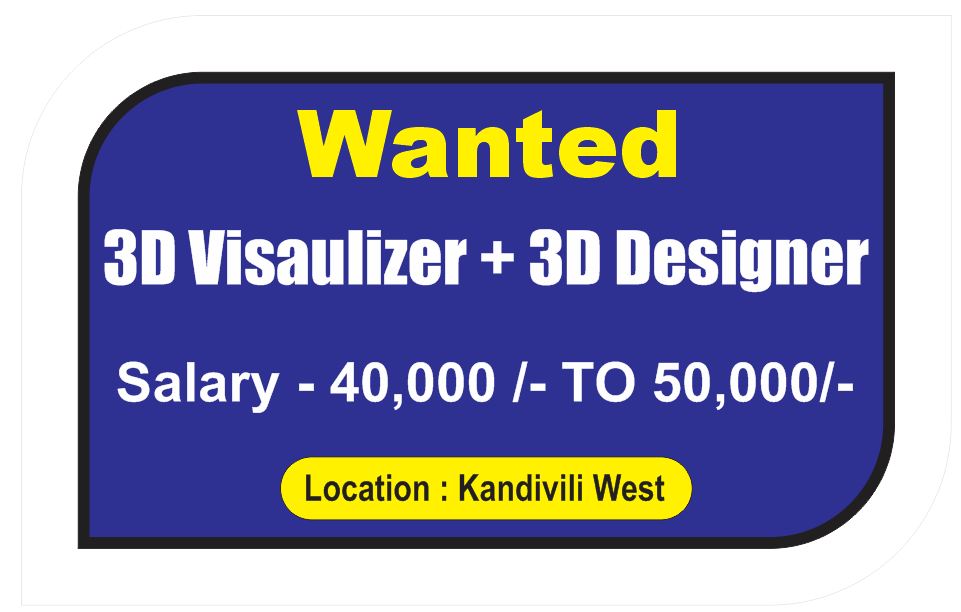 Jobdekhoonline 3d Visualizer 3d Designer Graphic Designer Kandivili West Design 3d Stalls Stage Design
